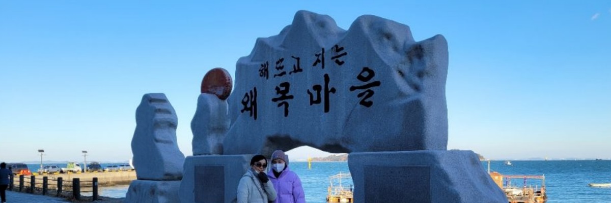 바다 옆길을 달리다